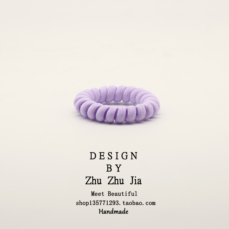 Dây điện đầu dây điện thoại vòng tóc đậm mũ Hàn Quốc tươi cô gái đơn giản cá tính hoang dã trường hợp da đuôi ngựa nữ - Phụ kiện tóc kep toc