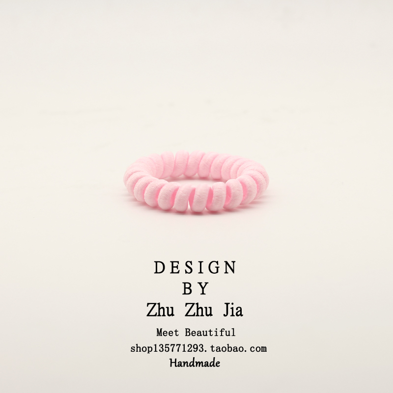 Dây điện đầu dây điện thoại vòng tóc đậm mũ Hàn Quốc tươi cô gái đơn giản cá tính hoang dã trường hợp da đuôi ngựa nữ - Phụ kiện tóc kep toc