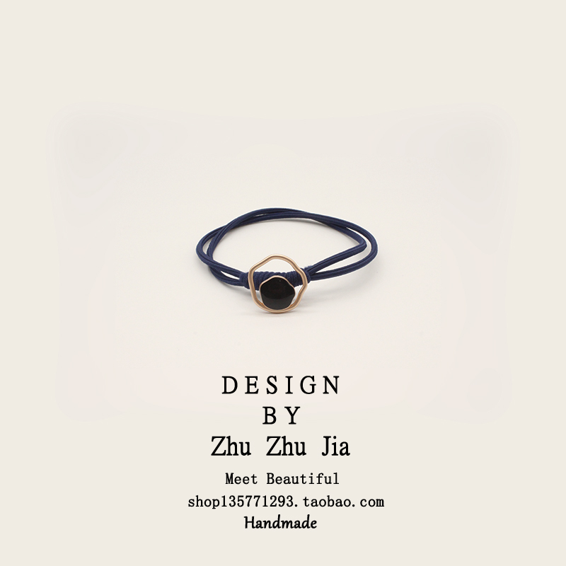 Hàn Quốc phụ kiện tóc kim loại bất thường vòng tóc nữ dây tóc khí chất thanh lịch đầu dây cô gái trưởng thành tóc đuôi ngựa buộc sườn phụ kiện tóc trẻ em