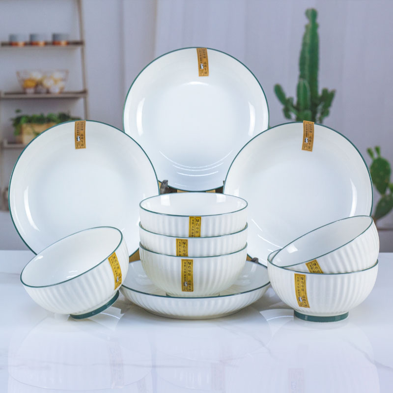 5 - inch Japanese jobs household ceramic bowl microwave oven special bowl high feet anti - hot fashion tableware