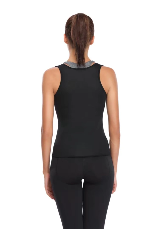 Quần áo thể thao thấm mồ hôi neoprene neoprene chất liệu lặn eo bụng hỗ trợ ngực corset vest 9067 ao giu nhiet nu