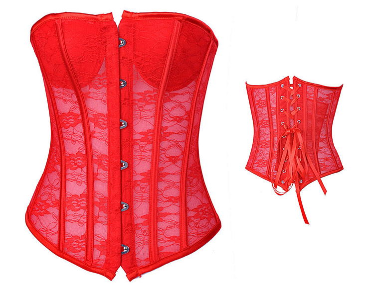 Đồ lót đám cưới ren siêu mỏng liền mạch mùa hè corset cơ thể hình vest xoắn ốc thép xương tòa corset 9082