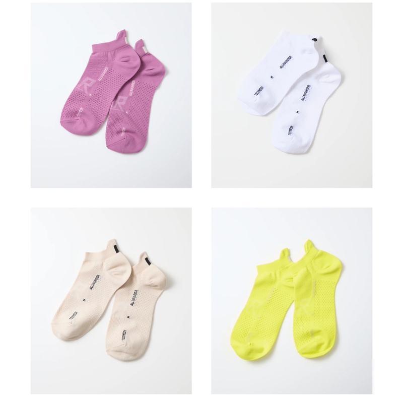 In Stock Rototo All Rounder Made in Japan Unisex All-Purpose Mesh Ultra-Thin Low-Cut Socks