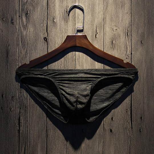 Japanese Low-Rise Men's Underwear, Pure Cotton, Antibacterial, Comfortable, Breathable, Simple Color, Modal Ice Silk Briefs