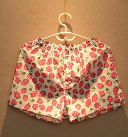 Japanese Pure Cotton Underwear for Men, Pure Cotton Antibacterial Breathable Summer Casual Cartoon Arrow Pants, Mid-Waist Sports Boxer Shorts