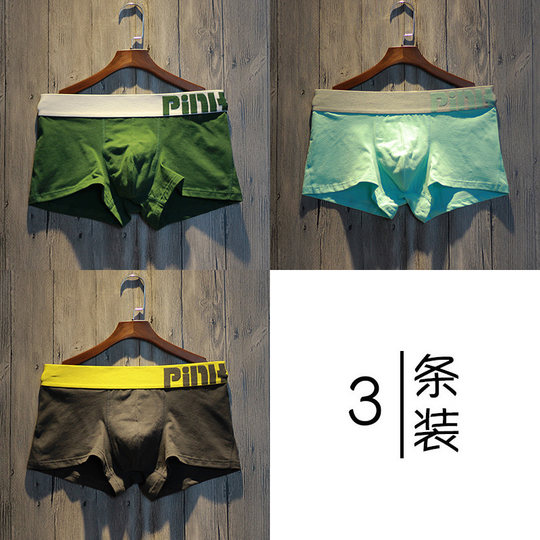 Japanese Men's Underwear, Pure Cotton, Antibacterial, Modal, Comfortable, Breathable, Boxer Briefs, Youth Style, Trendy Boxer Shorts