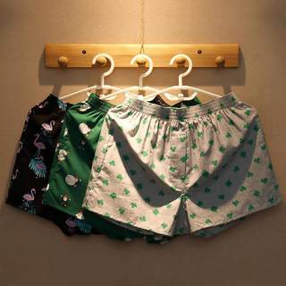 Japanese Men's Underwear, Pure Cotton Boxer Briefs, Summer Comfortable Breathable Casual Boxer Shorts, Loose Large Size Boxer Shorts