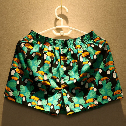 Japanese Men's Underwear, Pure Cotton, Antibacterial, Loose Fit, Boxer Shorts, Cartoon Style, Personalized Shorts, Breathable Sports Boxer Briefs, Trendy