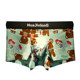 Japanese Men's Ice Silk Seamless Antibacterial Boxer Shorts, Trendy Cartoon Anime Style for Young Men
