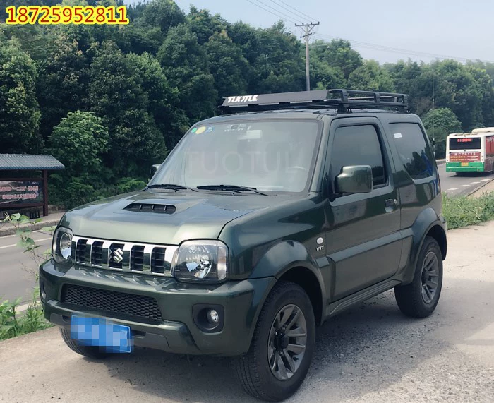 Suzuki nhập khẩu Jimny hành lý giá nóc đặc biệt tải hành lý giá thiết bị nhập cảnh tự lái - Roof Rack 	giá để xe đạp trên nóc xe ô tô