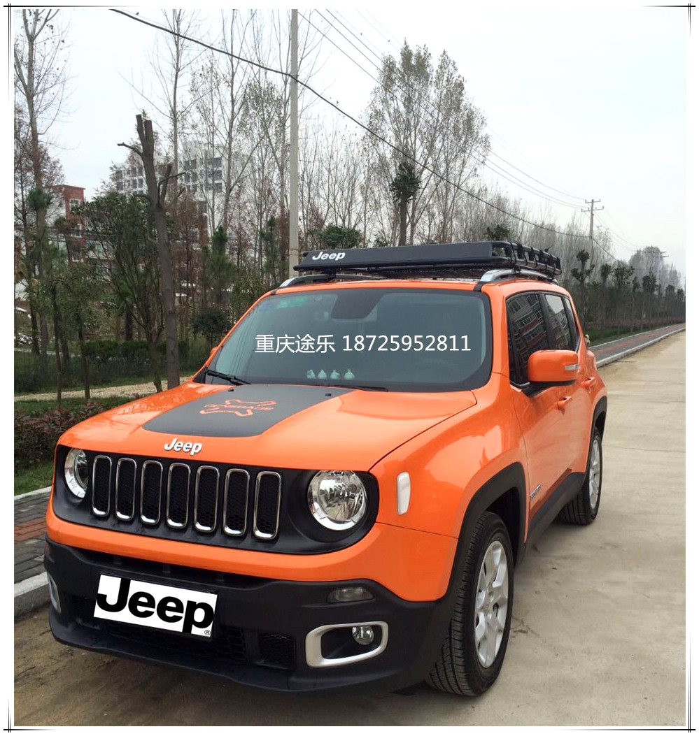 New Jeep Freeman đặc biệt tải xe tải mái khung hành lý giá không phá hủy cài đặt tất cả thép không gỉ