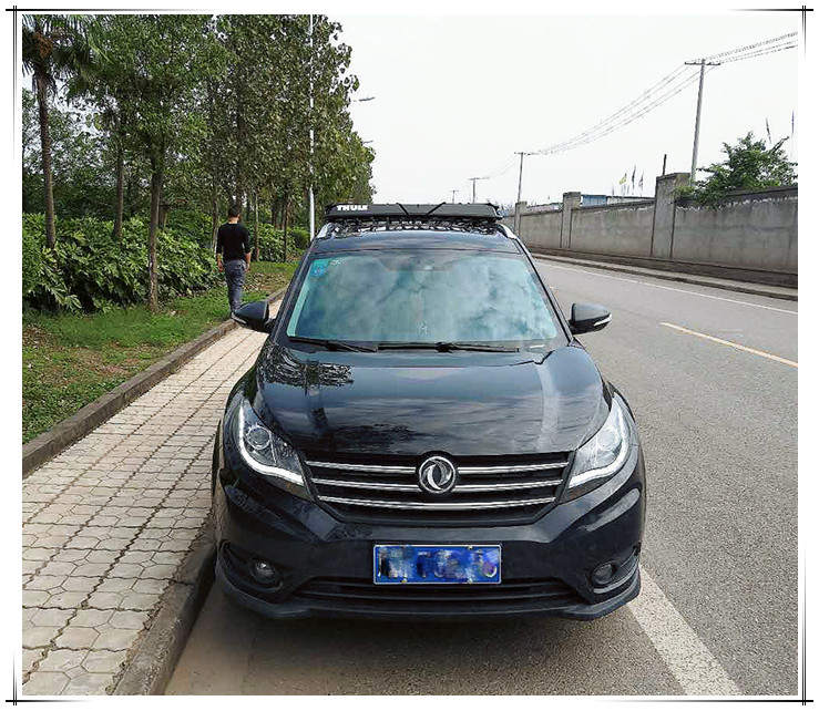 Phong cảnh mới Dongfeng 580 đặc biệt tải hành lý giá nóc khung thép không gỉ thiết bị tự lái đường dài 	giá nóc chở hàng xe ô tô