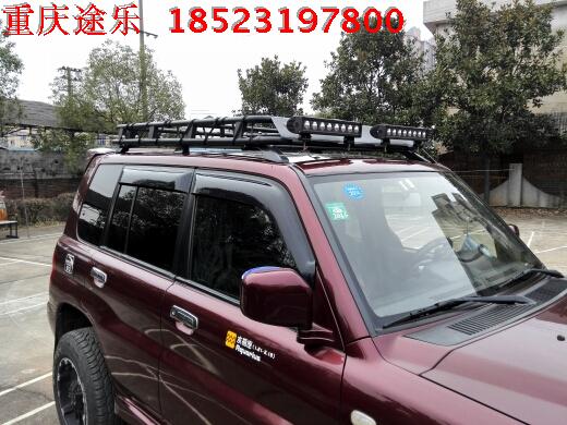 Changfeng tăng cao Mitsubishi Pajero io tải cài đặt hành lý giá dành riêng xe ô mái không phá hủy để đồ trên nóc xe