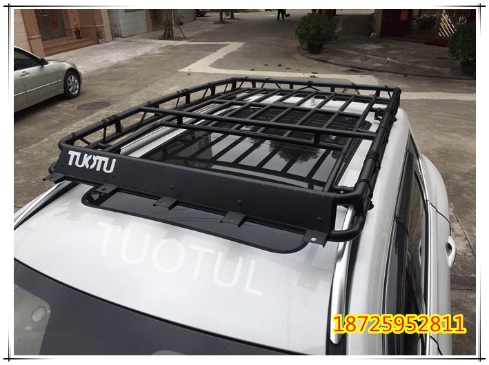 Haval H7 đặc biệt thép không gỉ tải trọng hành lý mái hành lý giá hành lý đường dài tự lái vào các thiết bị Tây Tạng baga nóc ô tô