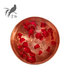 Декоративные горшки 空谷山庐出品·印度特色手工铜制锤纹uruli家居装饰