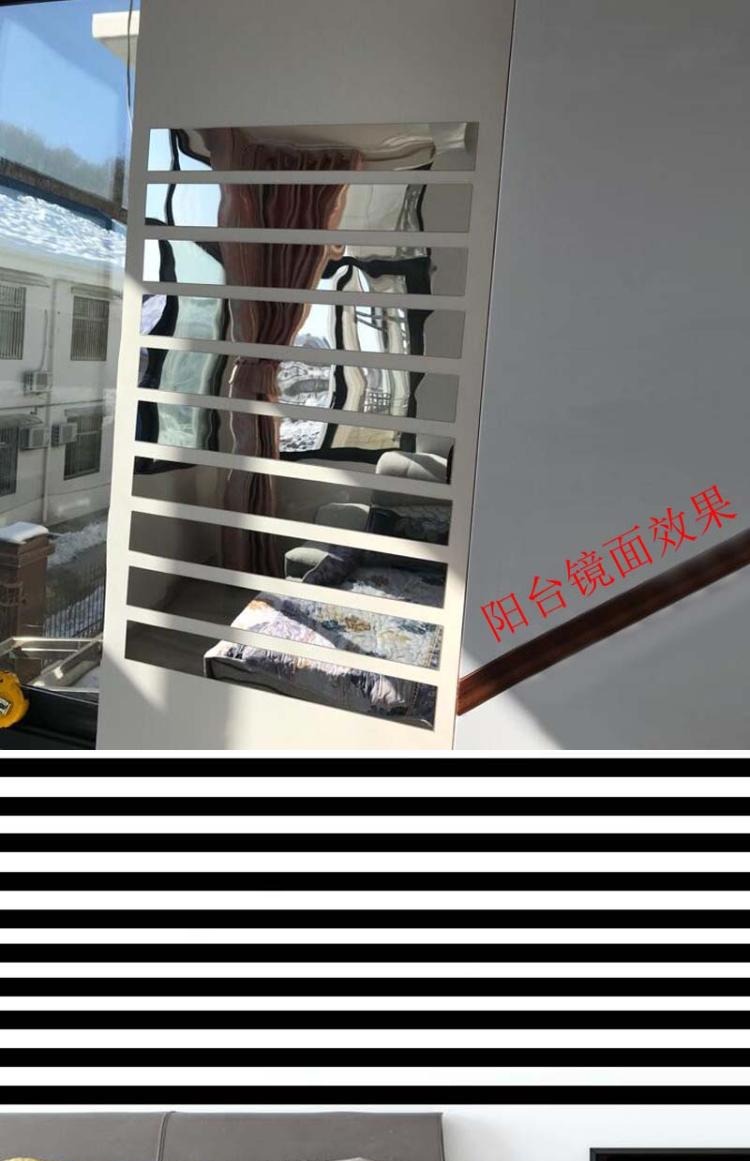 tivi asanzo 50 inch Gương dán tường acrylic trang trí phòng khách TV nền tường trần 3d hình chữ nhật hình chữ nhật tự dính khung eo - TV tivi siêu phẳng