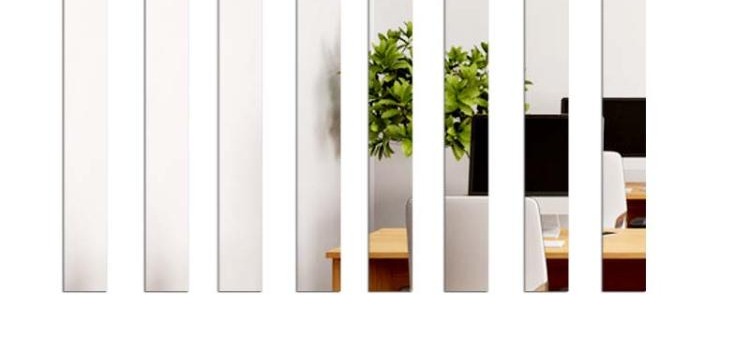 Gương dán tường acrylic trang trí phòng khách TV nền tường trần 3d hình chữ nhật hình chữ nhật tự dính khung eo - TV tivi sony 55 inch
