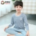 InBren Children Qiuyi Qiuku Set Cotton Boy Máy điều hòa không khí cho bé Đồ ngủ mỏng Đồ lót bé trai bộ nỉ bé gái Quần áo lót