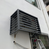 Aluminum alloy air conditioning cover Plug-in outdoor protective cover Heating cover blinds batch customization machine vents