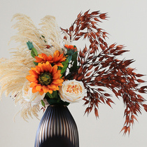 Modern Minimalist Designer Floral Flower Arrangement Living Room Genguan Table Art Bouquet Combination Decoration Flowers Fake Flower Pendulum