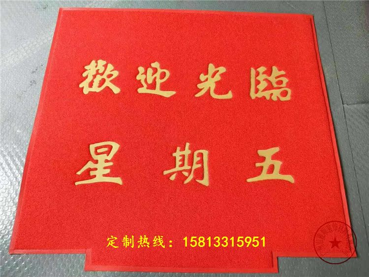 Thang thảm biểu tượng tùy chỉnh Chào mừng nhà thảm thảm lối vào quảng cáo tuần khách sạn thang máy thảm - Thảm thảm trải giường mùa đông