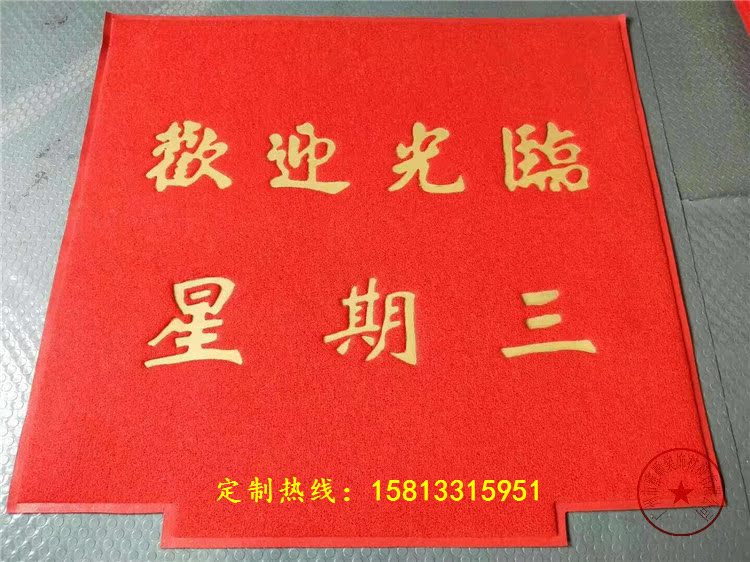 Thang thảm biểu tượng tùy chỉnh Chào mừng nhà thảm thảm lối vào quảng cáo tuần khách sạn thang máy thảm - Thảm thảm trải giường mùa đông