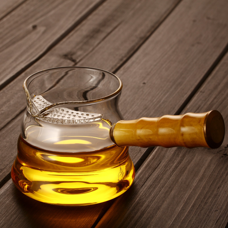 Heavender Carpenter Hearts Bring Justice Cup glass Heat-resistant Thickened Glass Public Cup Sub tea Tea Sea Kutian Tea Filter