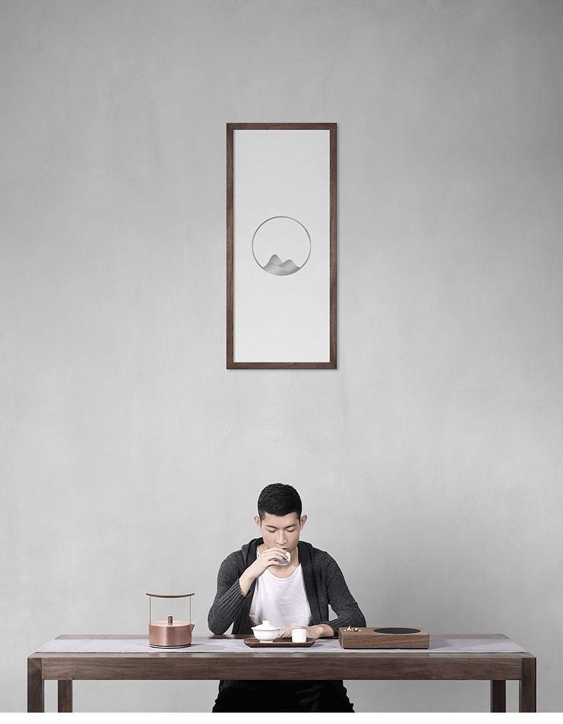 bếp hồng ngoại đôi âm Sản phẩm mới Sanjie Guanshan bếp gốm sứ bếp điện bếp điện nồi sắt đặc biệt nước sôi bếp trà trà đặt trà bếp sanaky