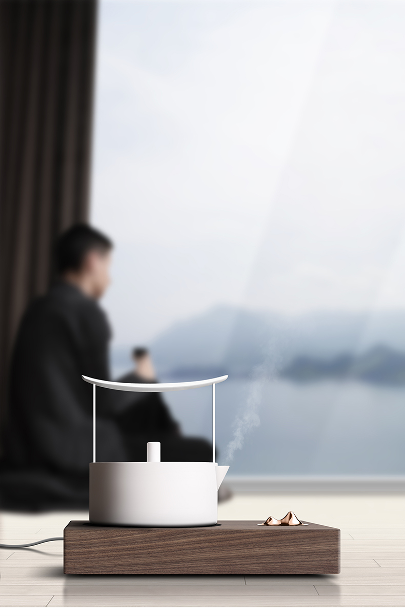 bếp hồng ngoại đôi âm Sản phẩm mới Sanjie Guanshan bếp gốm sứ bếp điện bếp điện nồi sắt đặc biệt nước sôi bếp trà trà đặt trà bếp sanaky