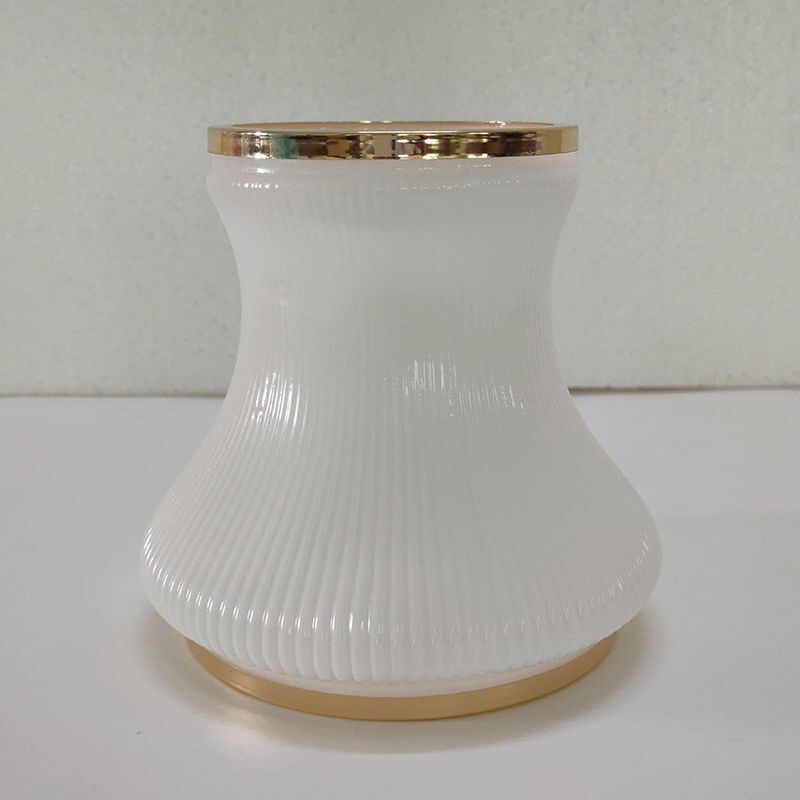 European-Style Crystal Living Room Lampshade Lighting Accessories Glass Lamp Gold-Edged Circle Universal Lampshade Chandelier European-Style Crystal Living Room Lampshade Lighting Accessories Glass Lamp Gold-Edged Circle Universal Lampshade Chandelier
