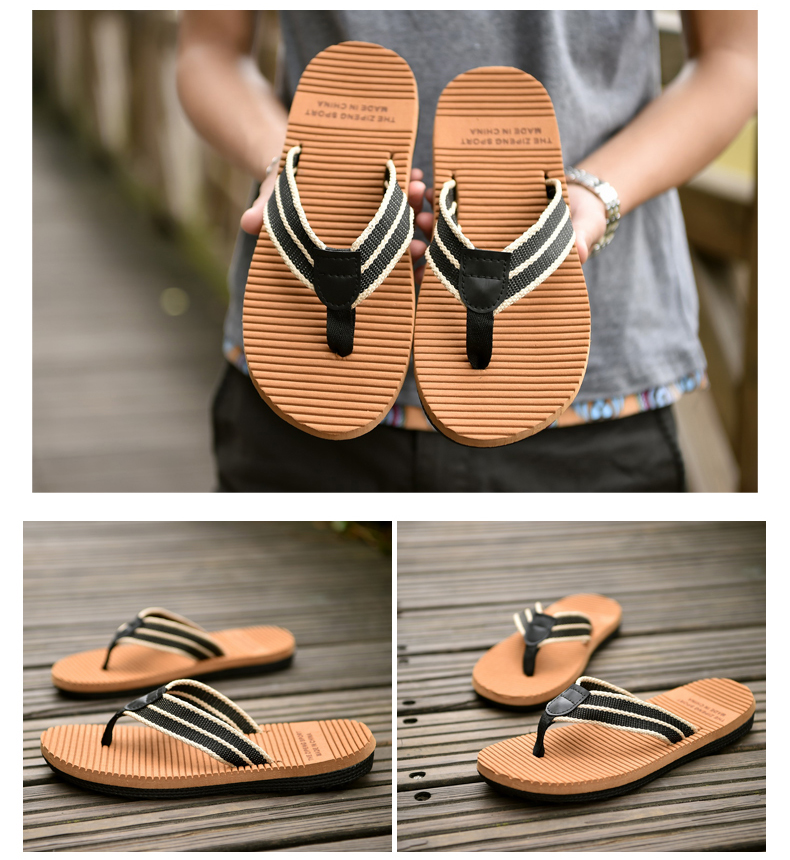 Mùa hè flip flops của nam giới pinch giày non-slip cá tính giày bãi biển kích thước lớn mùa hè dép chống trượt clip kéo xu hướng