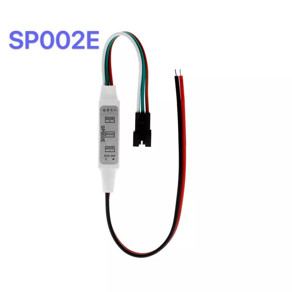 Sp002e Red Black LineSP002E Mini 3 key led Mirage controller   2812B Full color Light belt WS2811 Light Bar Dimmer USB