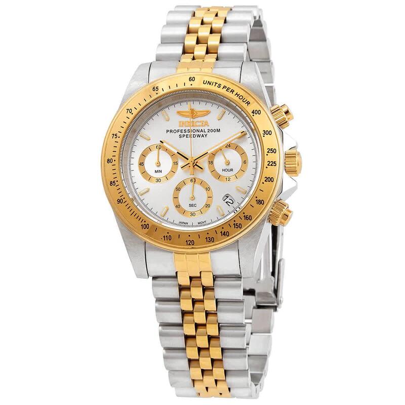 Invicta Speedway Chronograph Quartz Silver Dial Men's Watch 30991