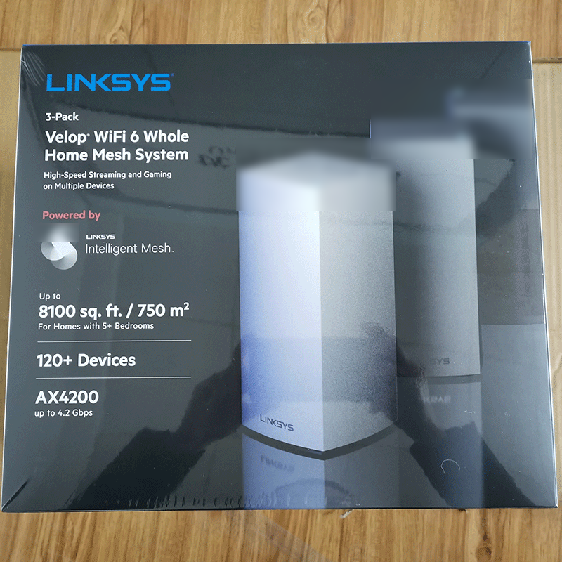 LINKSYS Pilot VELOP Three-frequency Full WIFI6 Router MESH Distributed Wireless Coverage MX12600