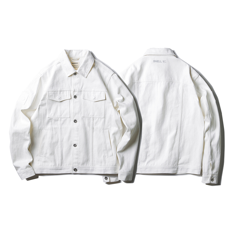 ROARINGWILD 17AW DENIM JACKET 白色斜纹工装夹克