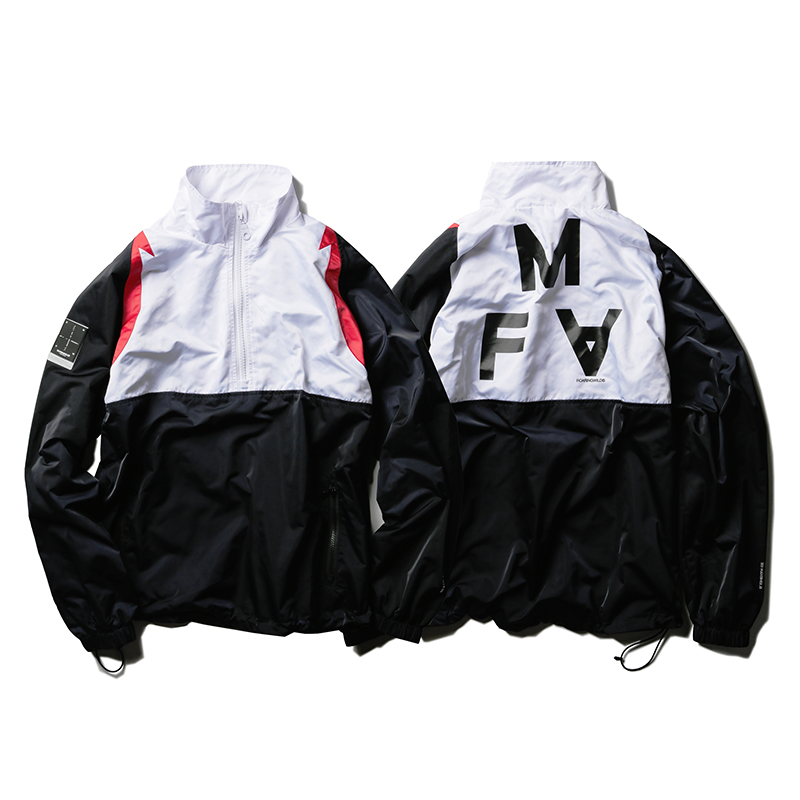 ROARINGWILD 17AW MFA SPLICING JACKET 拼接复古运动夹克