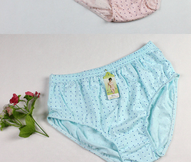 Cotton trung niên và béo cộng với đồ lót tam giác, đồ lót cotton cotton tam giác, đồ lót mẹ chồng quần lót nữ cotton nhật