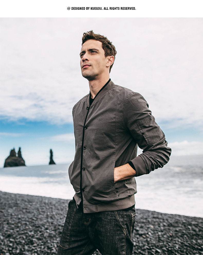 Blouson homme KUEGOU    manches longues - Ref 3119028 Image 9