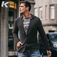 [Giải phóng mặt bằng] Áo len cardigan cho nam Áo len mùa thu Thời trang ve áo Áo len dệt kim Casual Áo khoác nam Tide 18219 áo len nam mỏng