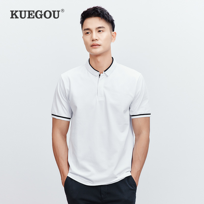 Cool clothes for men's summer minimalist casual Coloured turnover Lava Laurenma jersey blouses Men's short sleeves POLO 3392