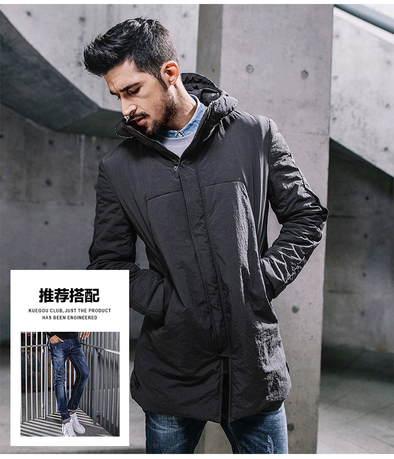 Blouson chaud pour homme KUEGOU    - Ref 3113516 Image 9