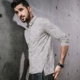 [Giải phóng mặt bằng] Áo sơ mi nam dài tay mùa thu Áo thun nam Lapel Slim Casual Paul Áo thun cotton 9021 áo thun polo nam