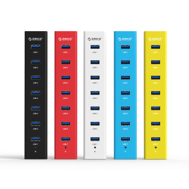 ORICO H7013-U3 7 port USB3 0 extension cord high speed hub usb hub 3 0 extension cord belt