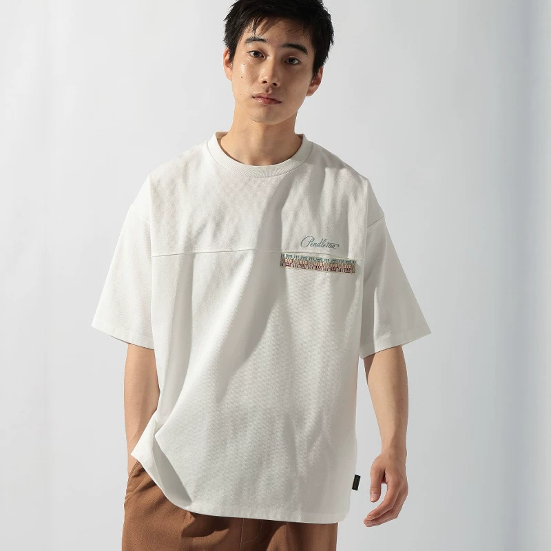 Tokyo Fat Cucumber Japanese Purchase PENDLETON Ретро принтованная футболка с коротким рукавом 320388
