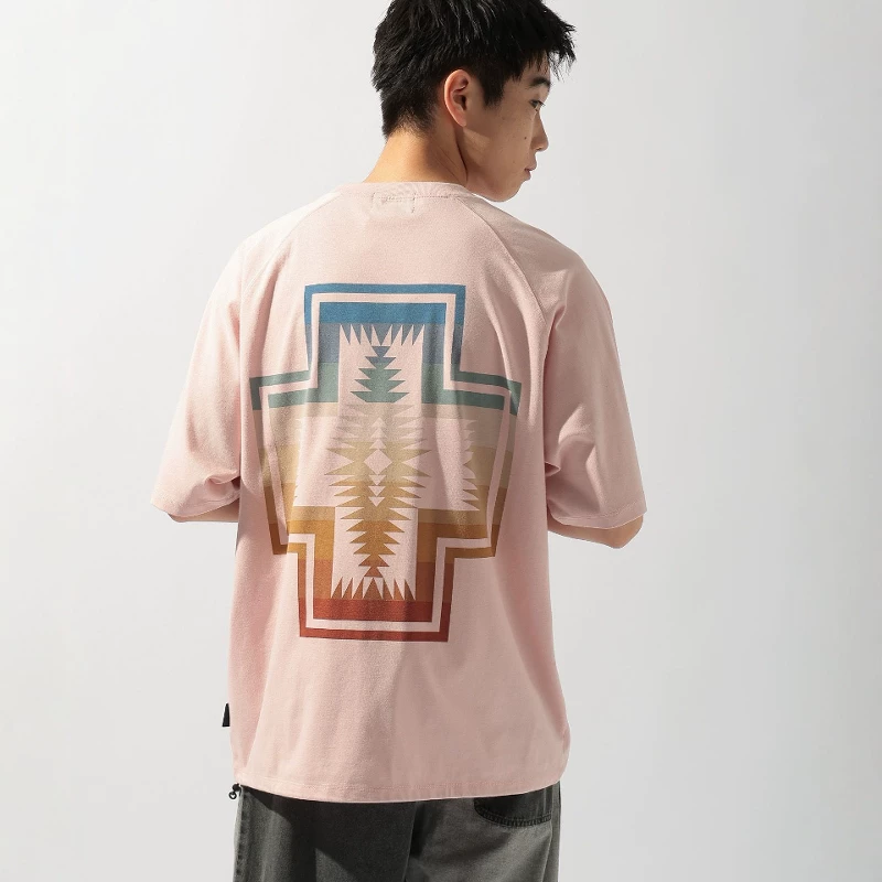 Tokyo Fat Cucumber Japanese Purchase PENDLETON Ретро принтованная футболка с коротким рукавом 320388