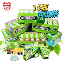 Green Arrow no sugar mints about 35 15 bottles of iron box jasmine tea Spearmint fruit flavor fresh snacks
