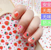 Hygiene full decal nail patch children Environmental protection Princess waterproof children girl baby sticker safety