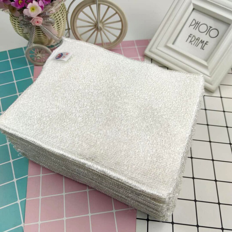 South Korea Jiu Li dishcloth Home Bamboo Fiber Naked Pieces Han Style Bamboo Housework Cleaning Towels Not Stained with Oil Brushed Bowl