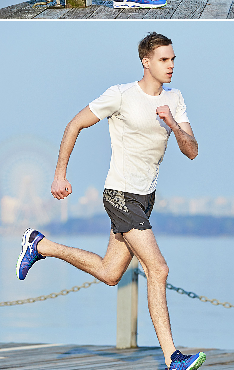 Mizuno Mizuno giảm xóc thoáng khí mang giày chạy bộ nam giày thể thao UNITUS 4 J1GC182102 giày thể thao adidas nữ