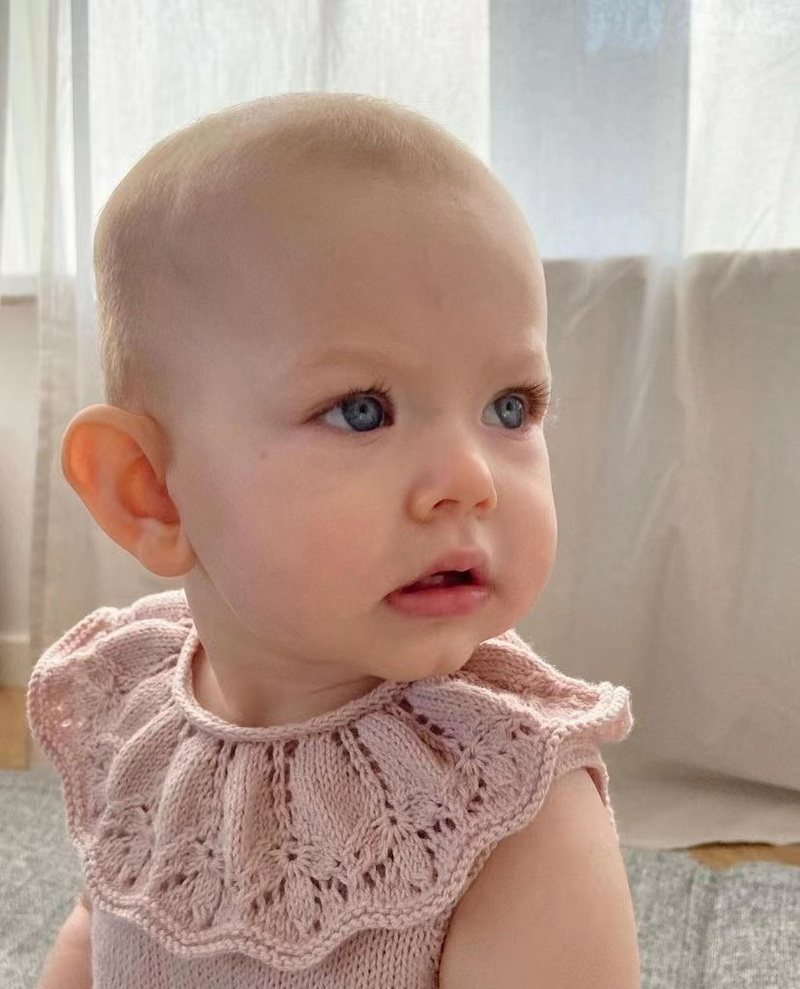 diy编织材料包 高清影片花语领子ins热款儿童长绒棉毛线裙手工棒针diy编织材料包